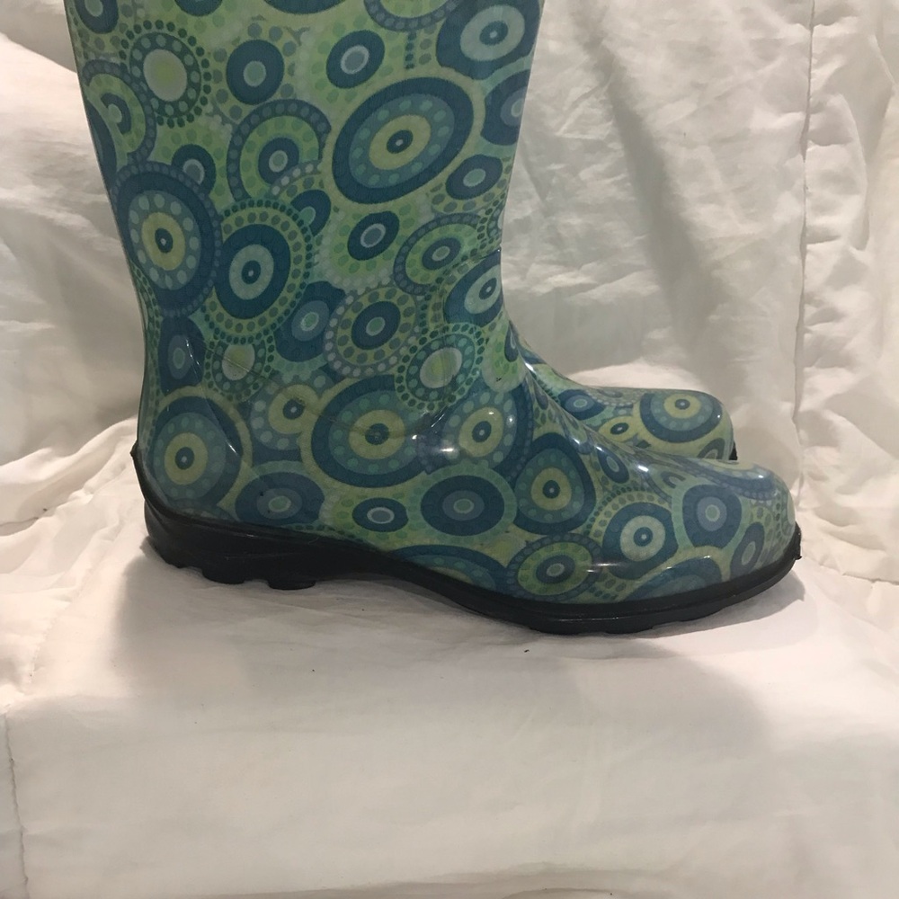 Kamik Women’s Heidi Boot Size 9 Kaleidoscope Design, Blue Turquoise Color. - Picture 4 of 5